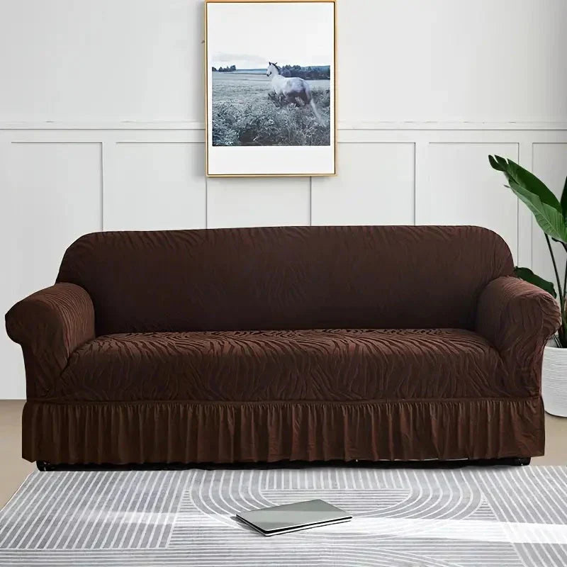 Premium Zebra Velvet Sofa Covers