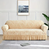 Premium Zebra Velvet Sofa Covers